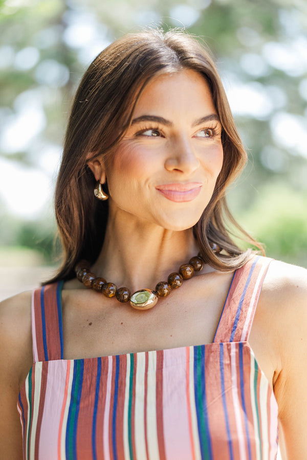 New Wonder Brown Necklace