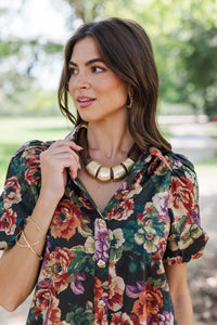 We Knew It Bronze Gold Necklace