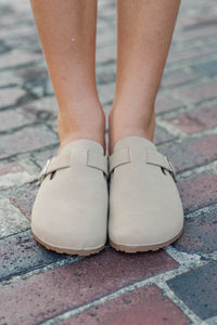 Girls: Friday Feeling Taupe Clogs