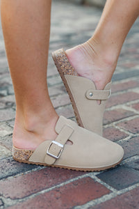Girls: Friday Feeling Taupe Clogs