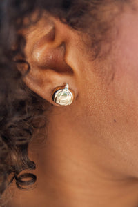 Girls: Pumpkin Kisses Gold Earrings