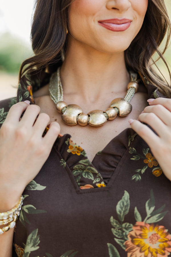 The Finishing Piece Gold Necklace