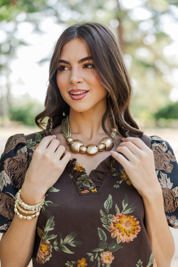 The Finishing Piece Gold Necklace