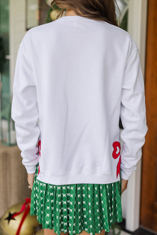 So Much Joy White Sweatshirt