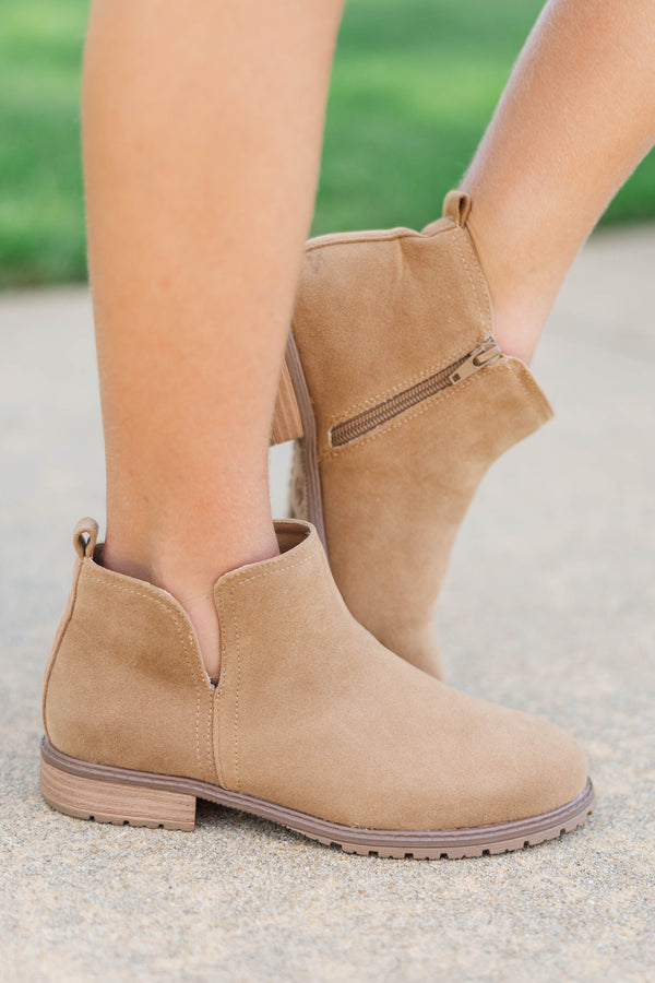 Girls: Daily Foundation Brown Booties