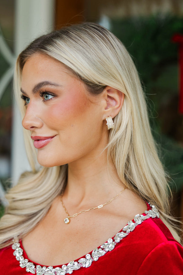 Precious Thing Gold Earrings