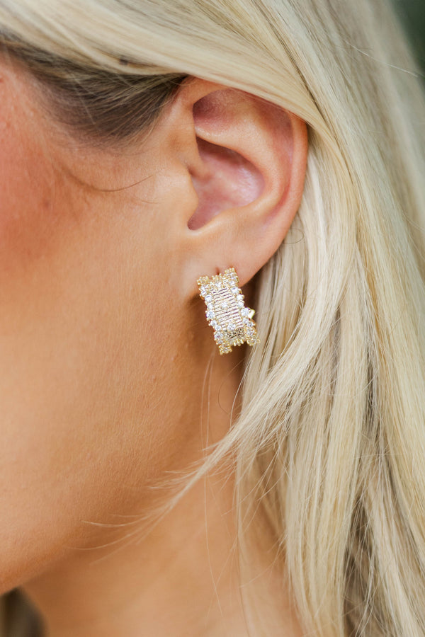 Precious Thing Gold Earrings
