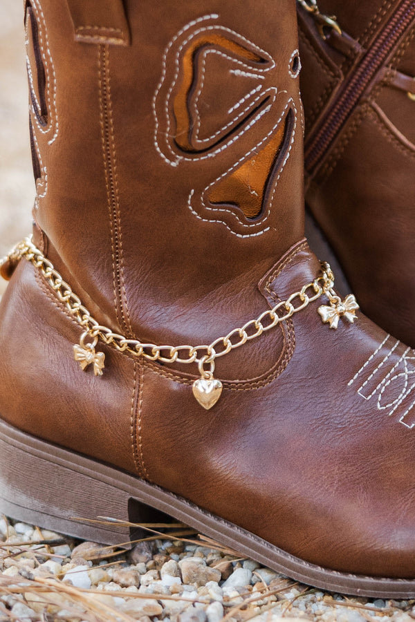 Girls: Arrive In Style Brown Boots