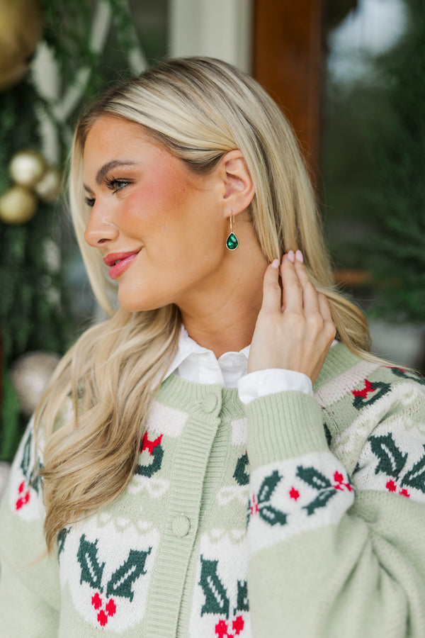 Exquisite Taste Gold Drop Earrings