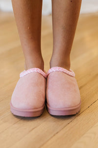 Girls: Soft Surroundings Pink Slip On Booties