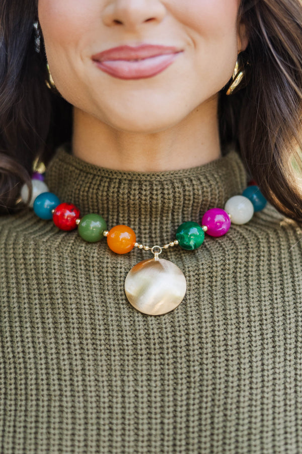 Fine Things Colorful Beaded Necklace