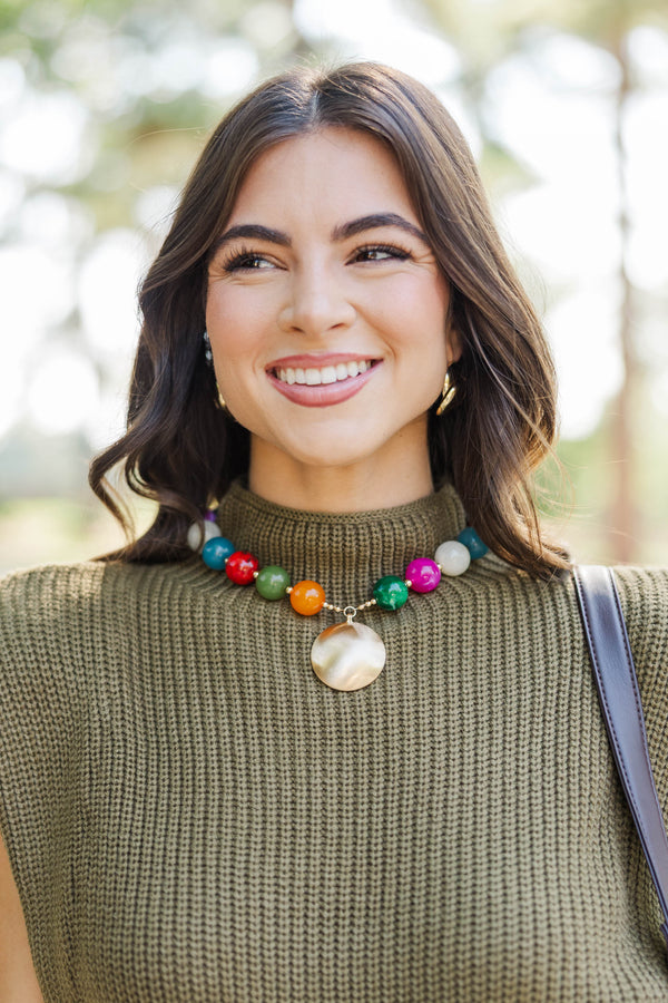 Fine Things Colorful Beaded Necklace