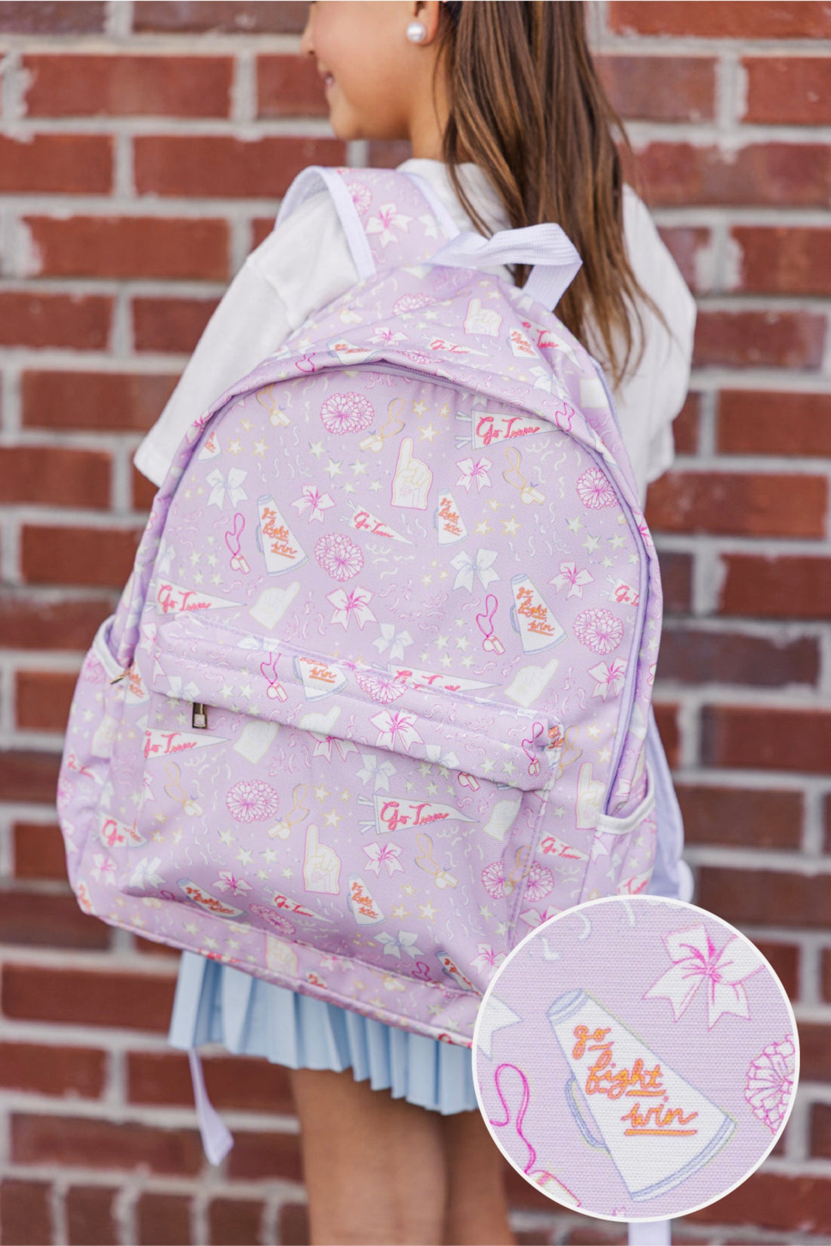 Girls: The Annette Lavender Cheer Backpack – Shop the Mint