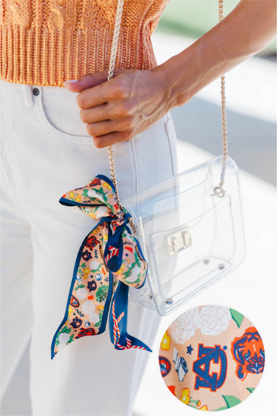 Saturday Silks: Knot Your Average Navy Purse Scarf – Shop the Mint