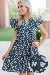 At This Time Black Bulldogs Dress