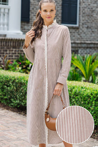 Sway With Me Brown Midi Dress