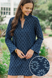 Make It Count Blue Denim Dress