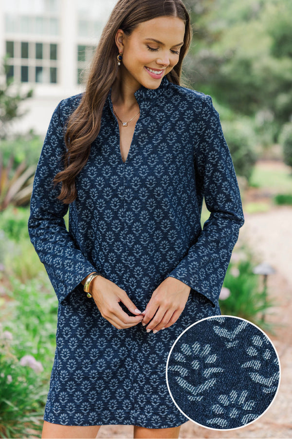 Make It Count Blue Denim Dress