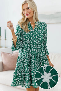 NURSING COLLECTION: In Your Happy Place Green Eyelet Dress