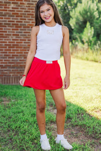 Girls: Bring the Noise Eagle Patch White Tank