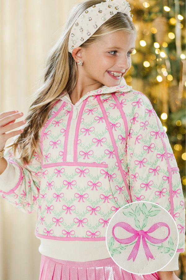 Girls: Always Direct Pink Novelty Pullover