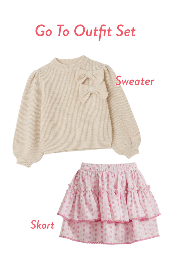 Girls: Go To Outfit Ditsy Floral Gift Set