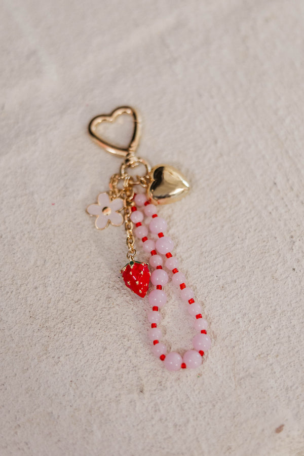 Girls: A Lot Of Love Pink Heart Bag Charm