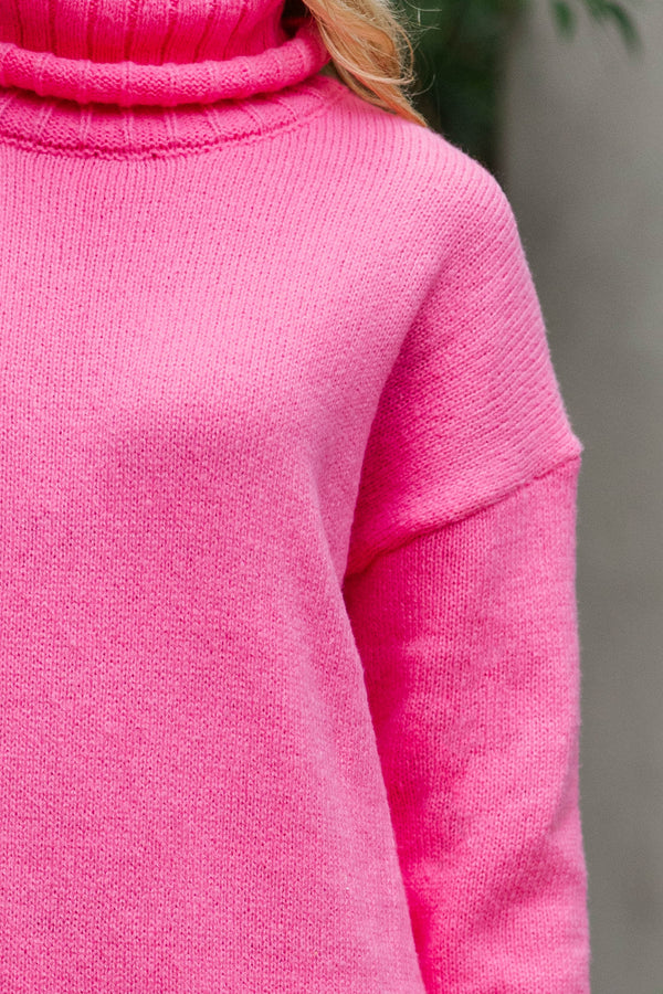 Sweet Intentions Pink Sweater Dress