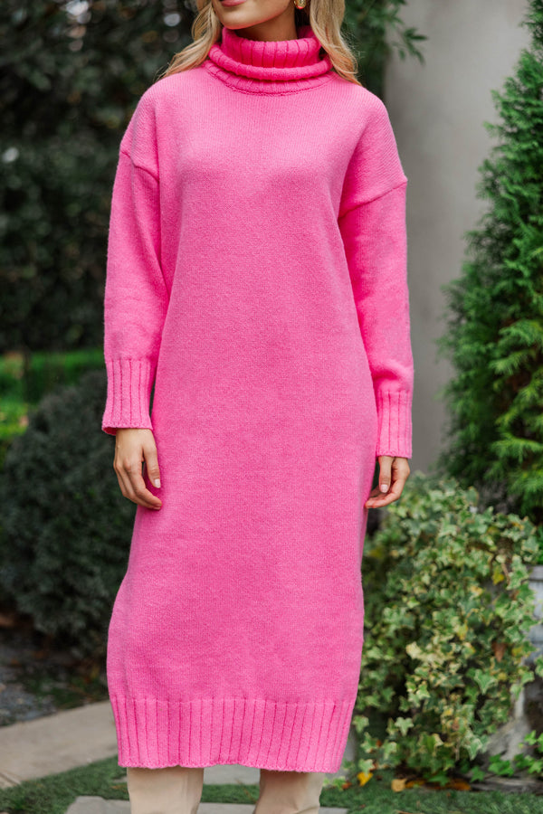 Sweet Intentions Pink Sweater Dress, Large - The Mint Julep Boutique | Women's Boutique Clothing Sweet Intentions Pink Sweater Dress, Large - The Mint Julep Boutique | Women's Boutique Clothing
