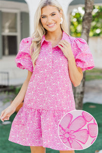 Your Time Pink Floral Dress