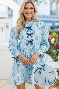 There's Always Hope Light Blue Toile Dress