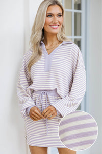 Lovely Life Lavender Striped Set
