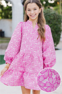 Girls: Always On My Mind Pink Floral Dress