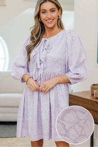NURSING COLLECTION The Allure Lavender Babydoll Dress