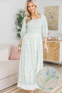 NURSING COLLECTION: Naturally You Pink Floral Babydoll Midi Dress
