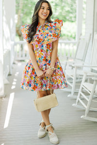 On The Right Track Pink Floral Dress