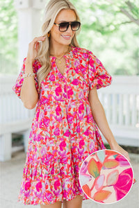 The Traveler Fuchsia Floral Dress