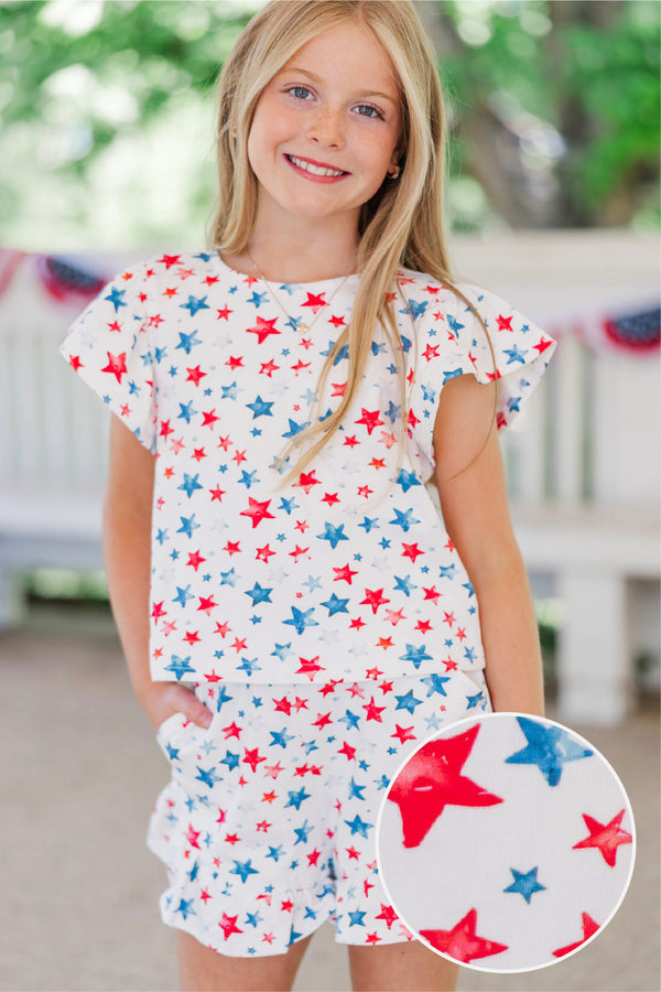 Girls: Feeling Fun White Stars Set