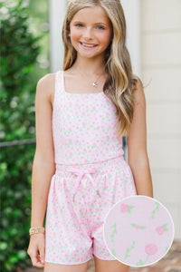 Girls: Adventure Awaits Pink Romper