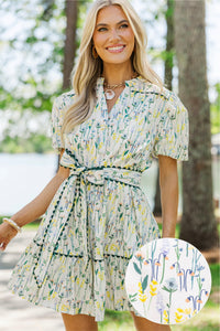 At Long Last Yellow Floral Dress