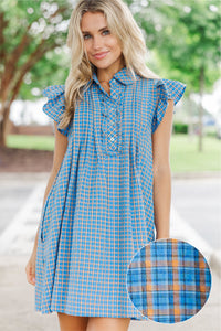 Perfectly Timed Blue Dress