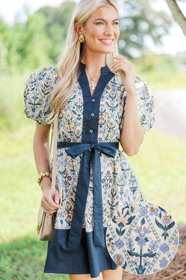 Look At This Blue Medallion Dress