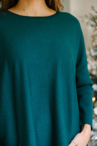 Loving My Life Emerald Green Pocket Tunic