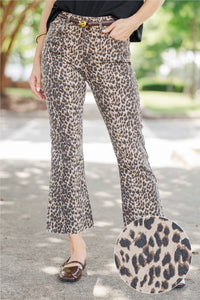 Just Black Denim: Nothing Ordinary Brown Leopard Jeans