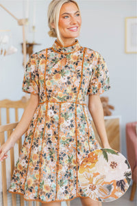 NURSING COLLECTION: Style Archive Orange Floral Dress
