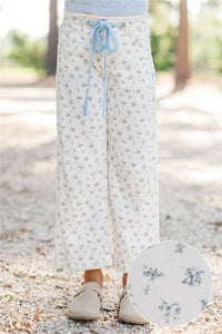Girls: Timeless Love Cream Ditsy Floral Jeans