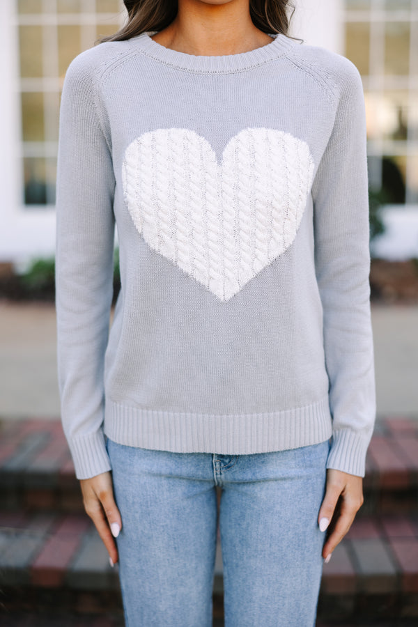 Precious Ivory and Red Heart Sweater - Cute Women's Sweaters – Shop the Mint