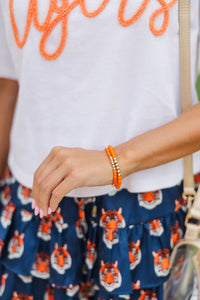 The Justine Orange Bracelet Set