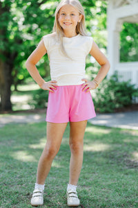 Girls: Play It Cool Pink Shorts