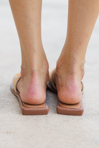 Walk On Orange Texas Slide Sandals